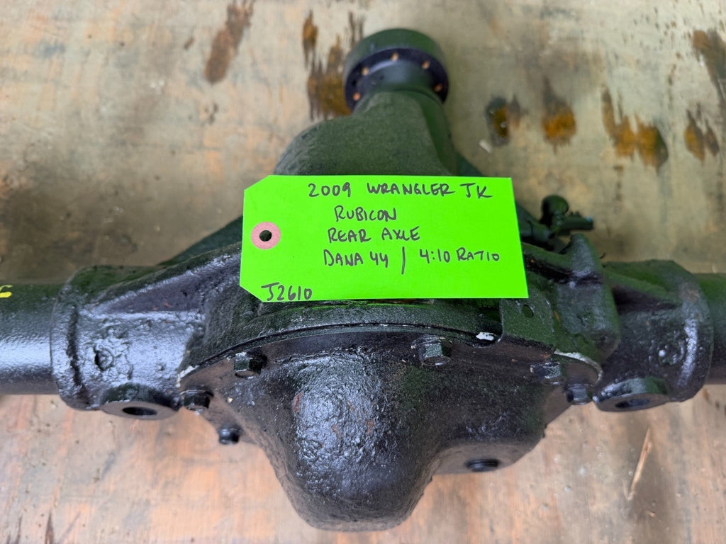 09 JEEP WRANGLER JK RUBICON DANA 44 REAR DIFFERENTIAL AXLE 4.10 07-18 W/ LOCKER