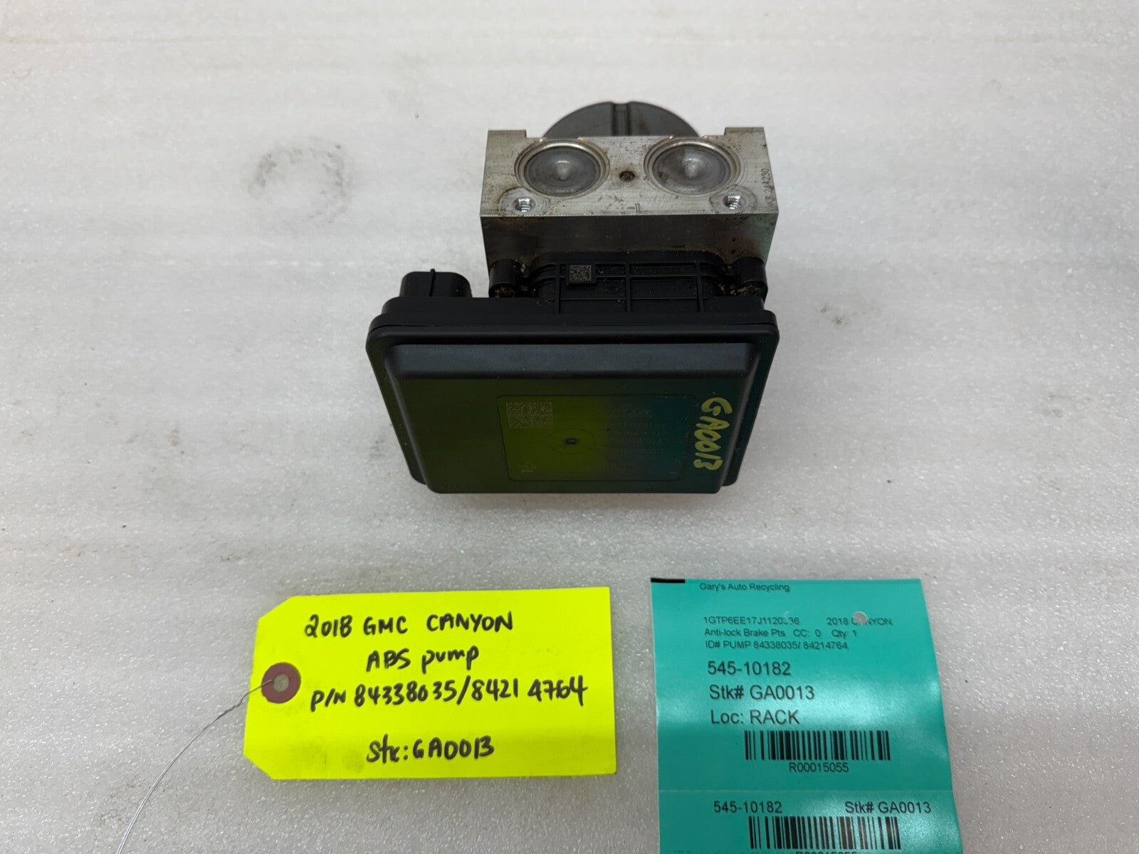 18 GMC CANYON COLORADO OEM ABS ANTI LOCK BRAKE PUMP MODULE 84338035 17-22