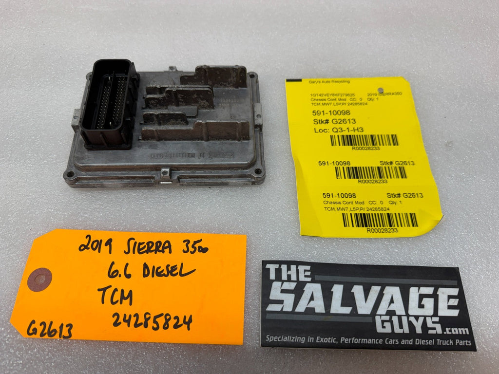 19 GMC SIERRA ALLISON T87A TRANSMISSION CONTROL MODULE TCM TCU 24285824