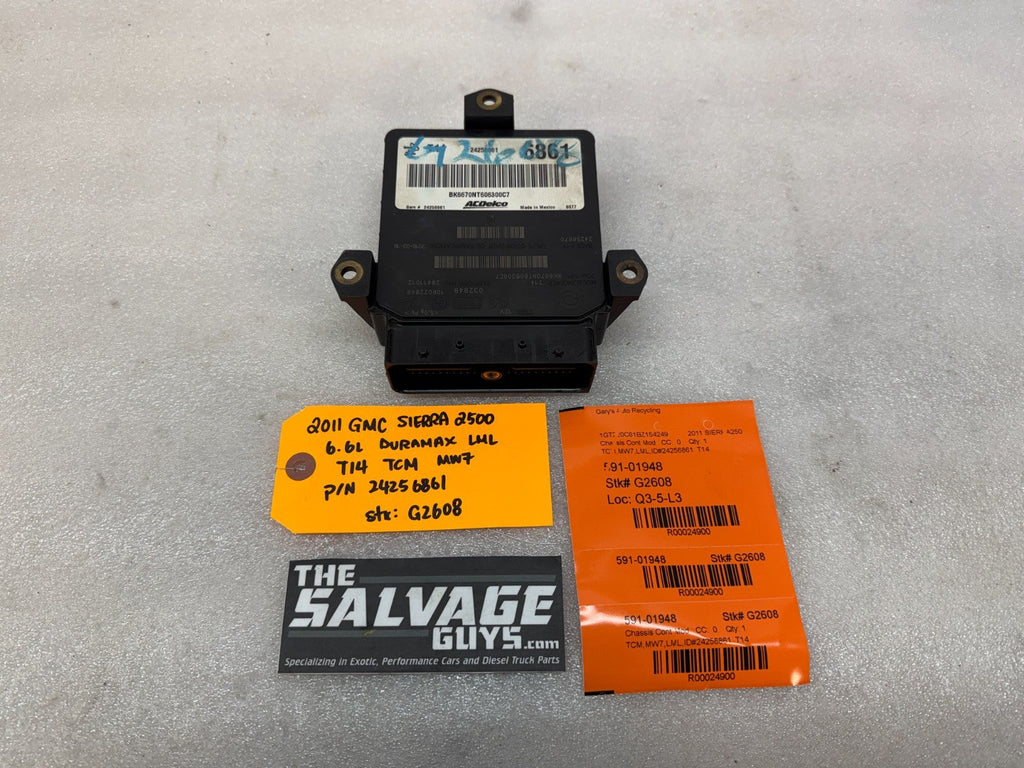 09-15 GMC SIERRA ALLISON T14A TRANSMISSION CONTROL MODULE TCM TCU 24256861