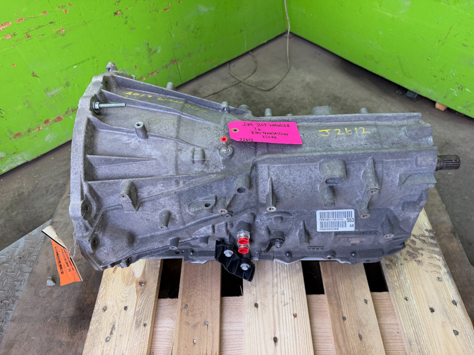 19 JEEP WRANGLER JL 3.6 850RE AUTOMATIC TRANSMISSION P68249553AB 18-26