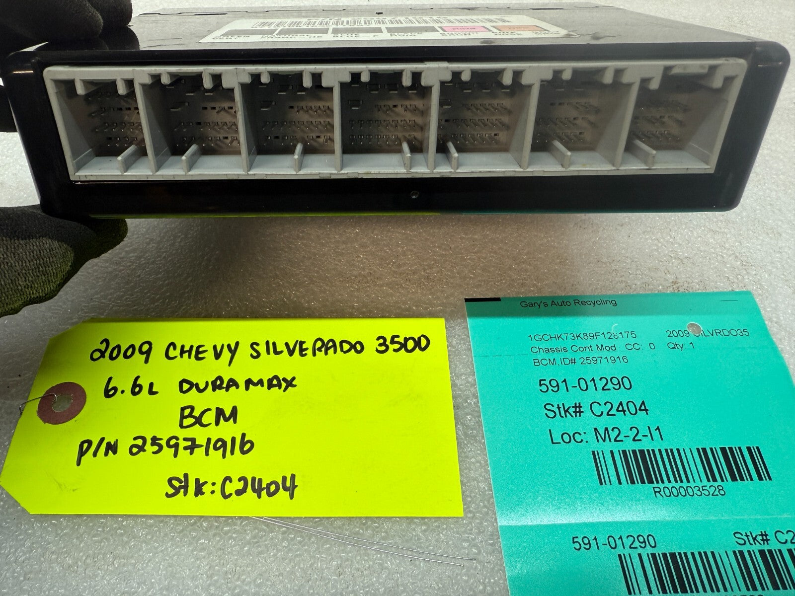 08 09 10 Chevrolet GMC DURAMAX LMM 6.6 BCM BODY CONTROL MODULE 25971916