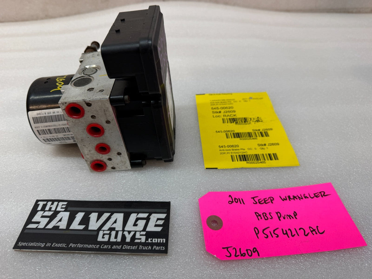 11 JEEP WRANGLER JK JKU OEM ABS ANTI LOCK BRAKE PUMP MODULE P05154212AC