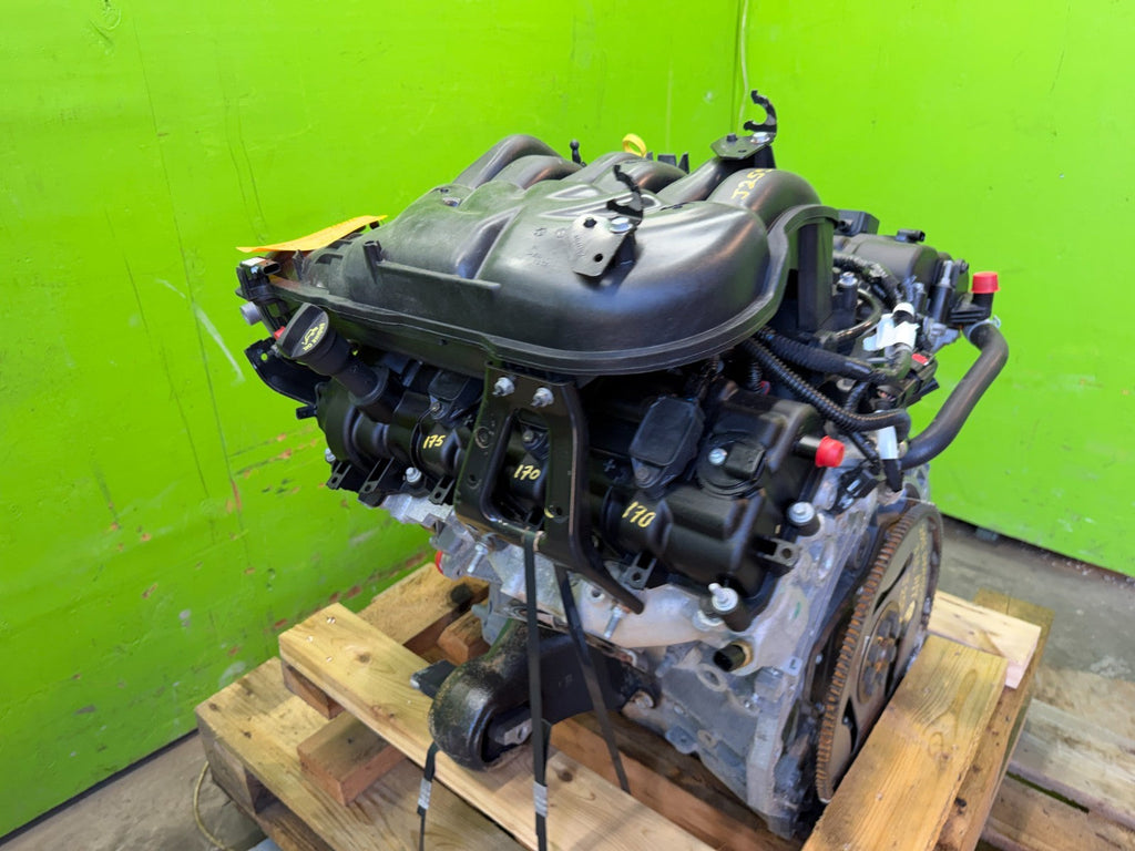 16 JEEP WRANGLER JK 3.6 COMPLETE ENGINE MOTOR ASSEMBLY 14-18
