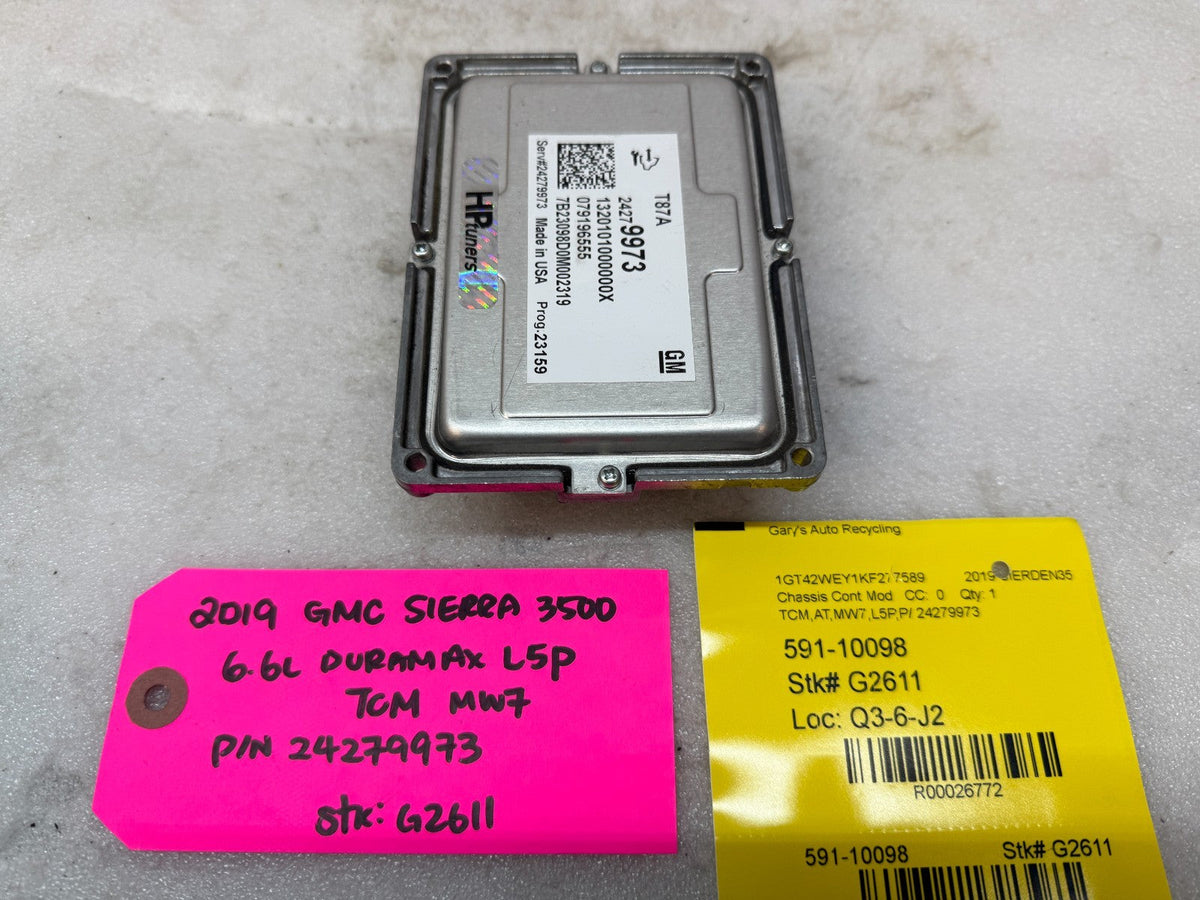 15-19 GMC SIERRA ALLISON T87A TRANSMISSION CONTROL MODULE TCM TCU 24279973