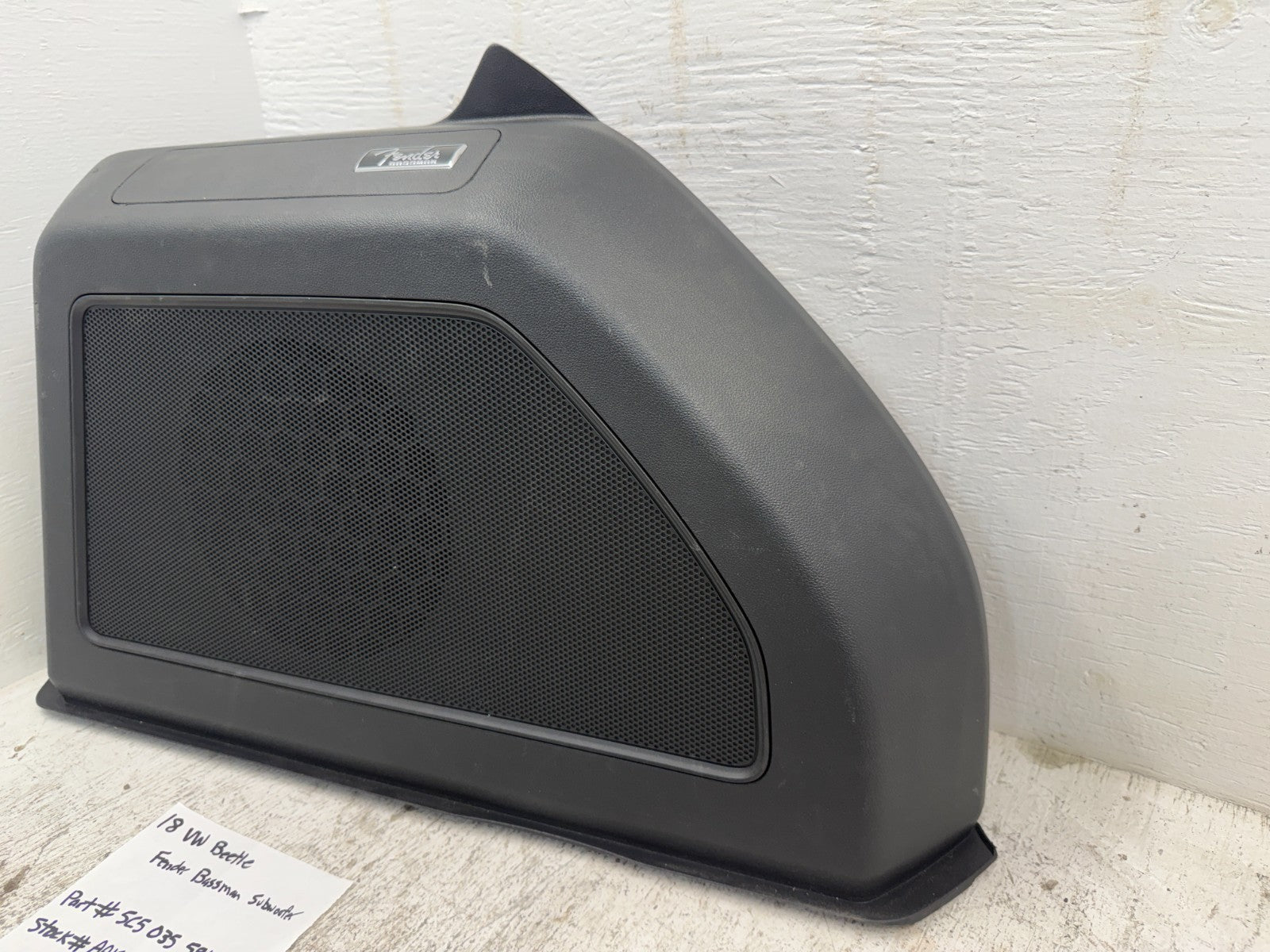 12-19 VOLKSWAGEN BEETLE OEM COMPLETE BASSMAN SUBWOOFER SPEAKER SUB 5C5035591