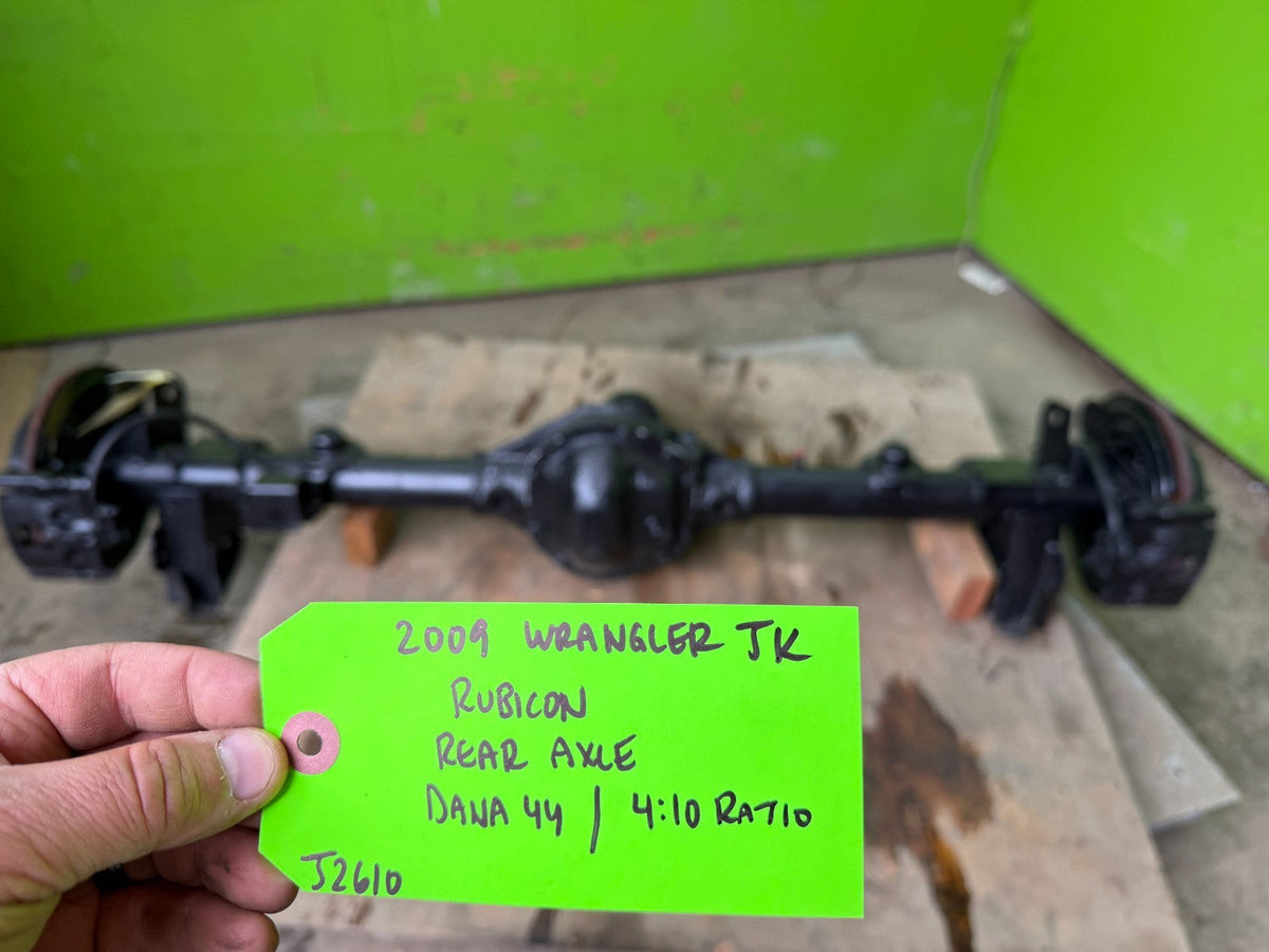 09 JEEP WRANGLER JK RUBICON DANA 44 REAR DIFFERENTIAL AXLE 4.10 07-18 W/ LOCKER