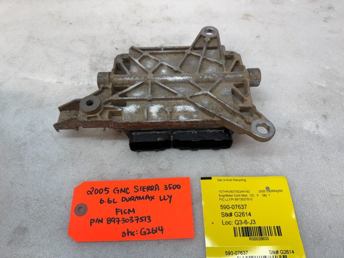 05 Chevrolet GMC LLY 6.6 DURAMAX FICM FUEL INJECTION CONTROL MODULE 8973037513