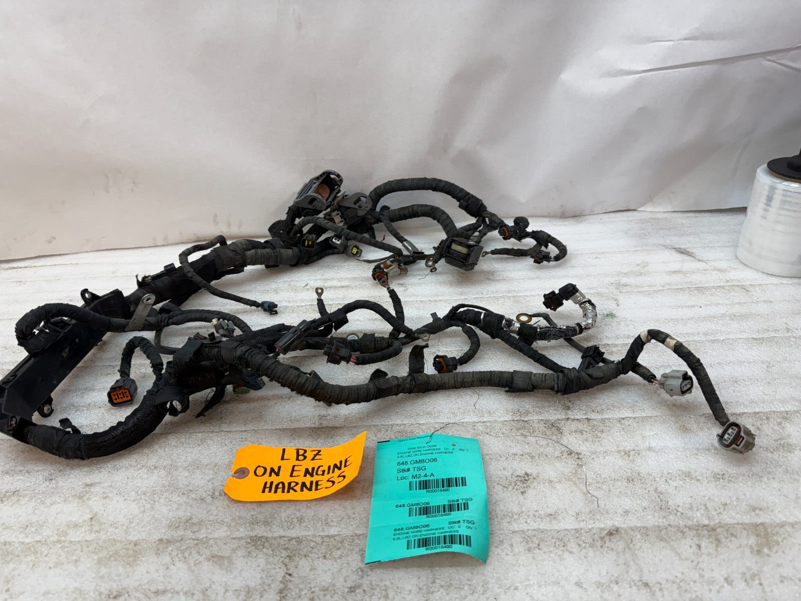 06 07 GMC CHEVROLET 2500HD DURAMAX 6.6 LBZ ENGINE MOTOR WIRING HARNESS LOOM