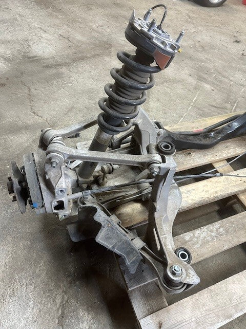 07-09 PORSCHE 997TT 997 TURBO REAR SUSPENSION KNUCKLES SHOCKS ARMS DROP OUT 13K!