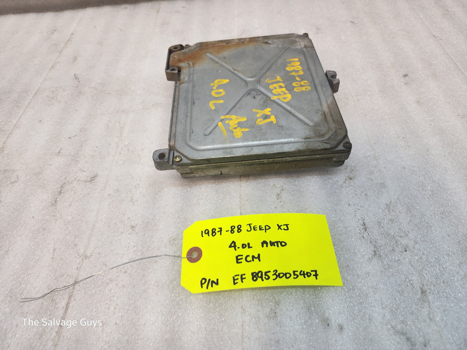 87-90 JEEP CHEROKEE XJ MJ 4.0 AUTOMATIC ENGINE MOTOR ECM ECU EF8953005407