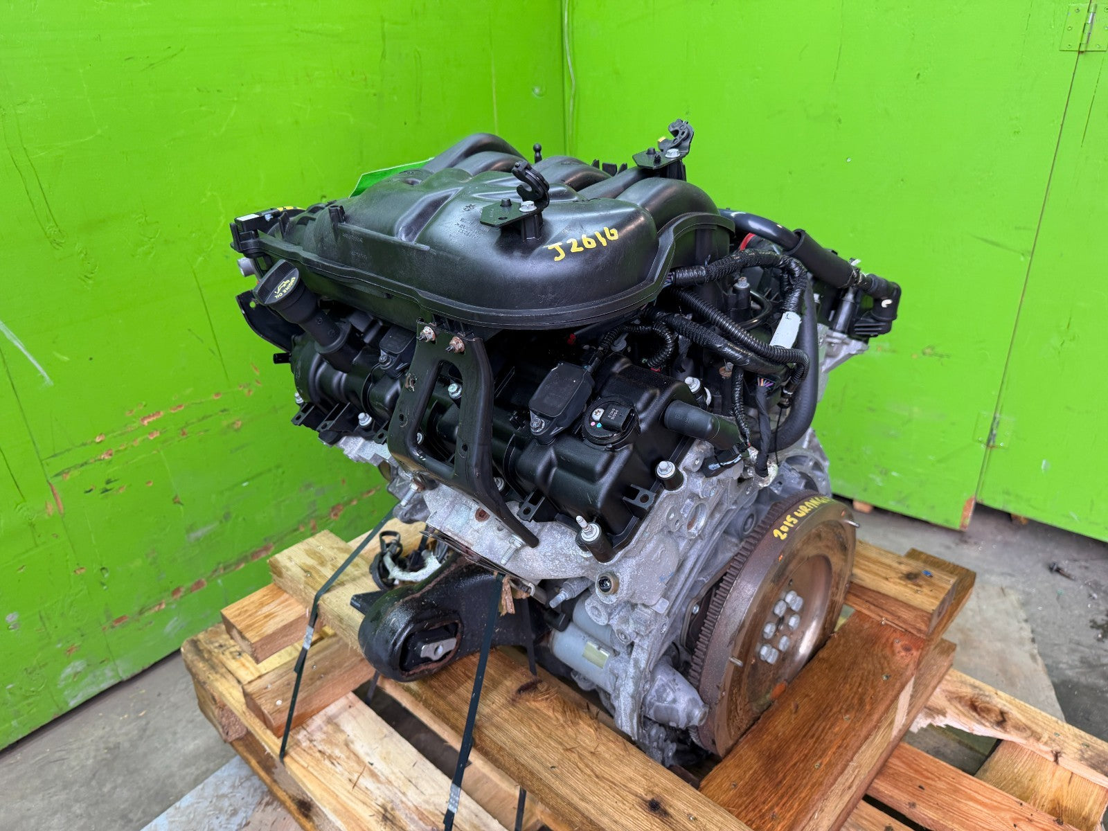 15 JEEP WRANGLER JK 3.6 COMPLETE ENGINE MOTOR ASSEMBLY 14-18
