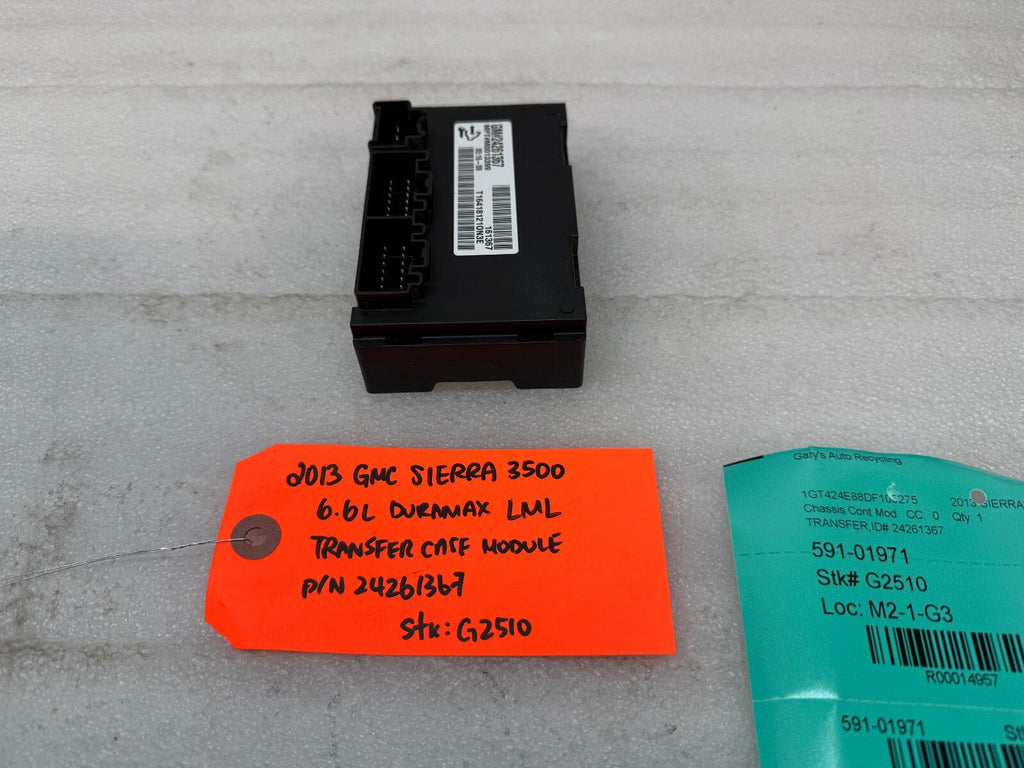 07-14 GMC SIERRA 2500HD 3500 TRANSFER CASE CONTROL MODULE TCCM 24261367