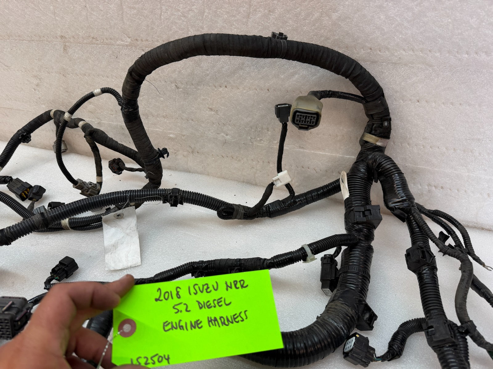 18 ISUZU NRR NPR 5.2L DIESEL ENGINE WIRING HARNESS