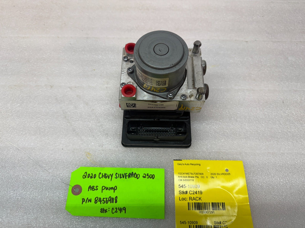 20 CHEVROLET GMC SIERRA SILVERADO 3500 2500 ABS ANTI LOCK BRAKE PUMP 84569118
