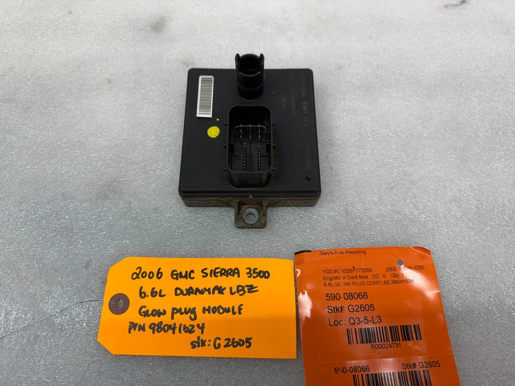 06 07 Chevrolet GMC 2500HD 3500 DURAMAX 6.6 LBZ GPM GLOW PLUG CONTROL MODULE