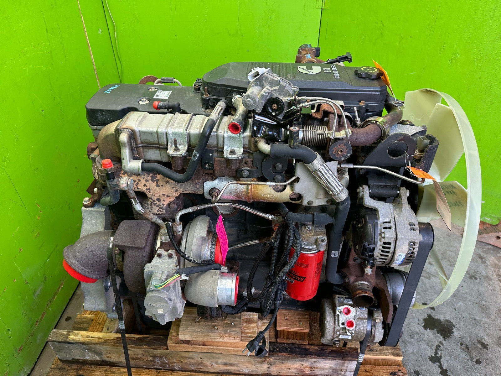 2012 DODGE RAM 2500 3500 6.7 CUMMINS TURBO DIESEL ENGINE MOTOR 10 11 12