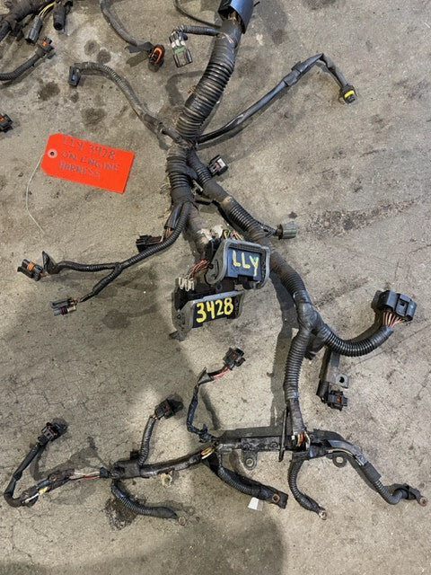 04 Chevrolet GMC 2500HD 3500HD DURAMAX 6.6 LLY DIESEL ENGINE WIRING LOOM HARNESS