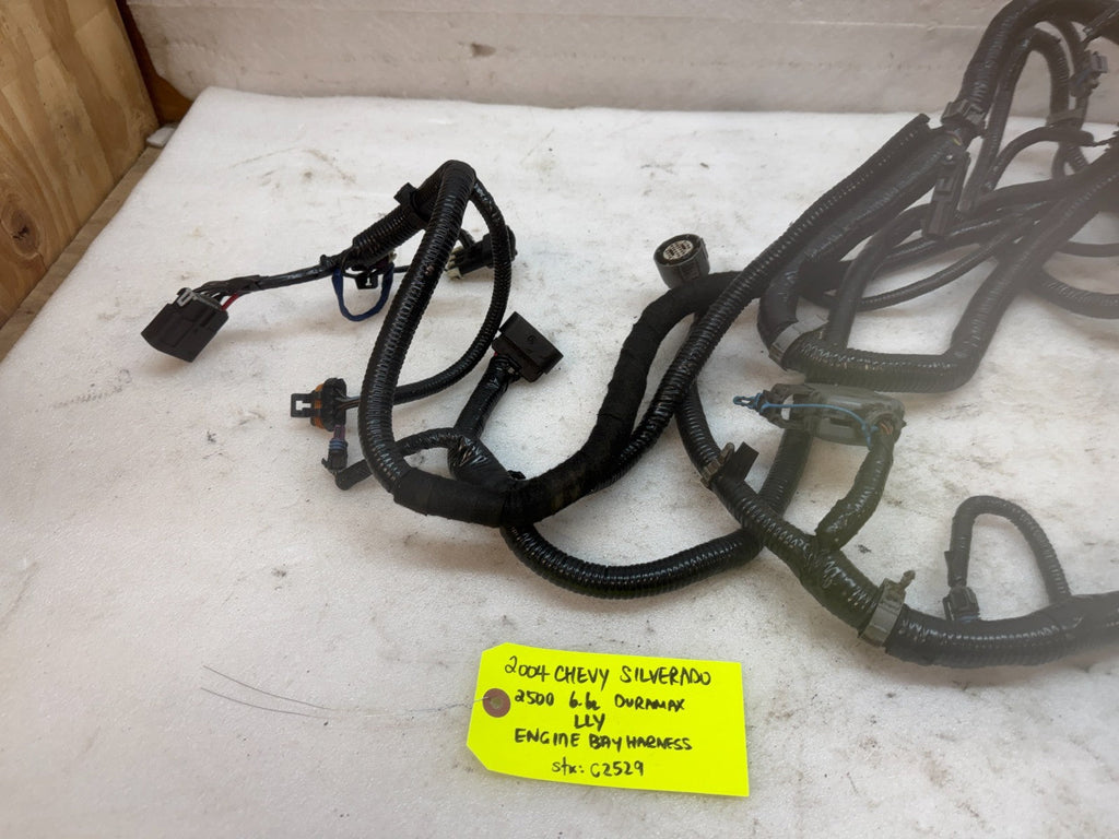 04 Chevrolet GMC 2500HD 3500HD DURAMAX 6.6 LLY DIESEL ENGINE BAY WIRING HARNESS