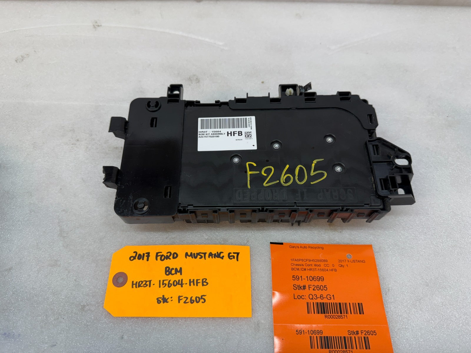 15 16 17 FORD MUSTANG 5.0 GT S550 BCM BODY CONTROL MODULE HR3T-15604-HFB