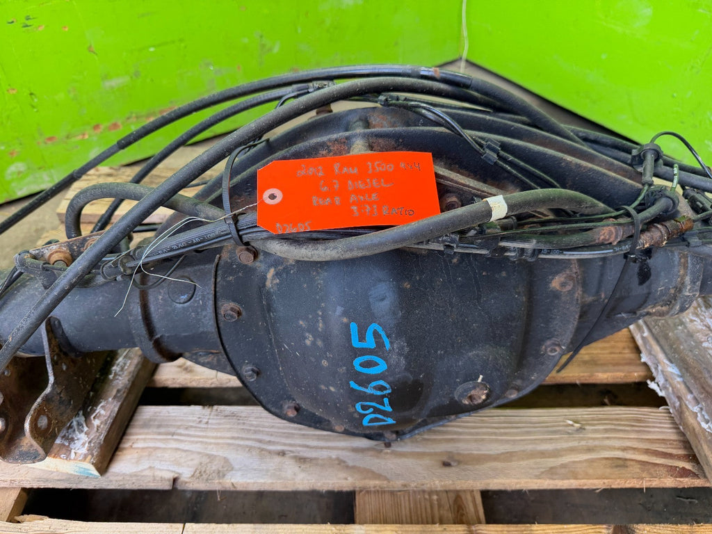 12 DODGE RAM 2500 3500 SINGLE REAR WHEEL SRW REAR DIFFERENTIAL AXLE 3.73
