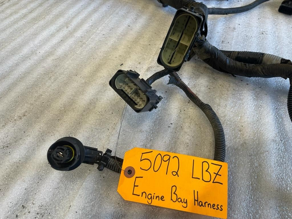 06 07 GMC CHEVROLET 2500HD DURAMAX 6.6 LBZ ENGINE BAY MOTOR WIRING HARNESS LOOM