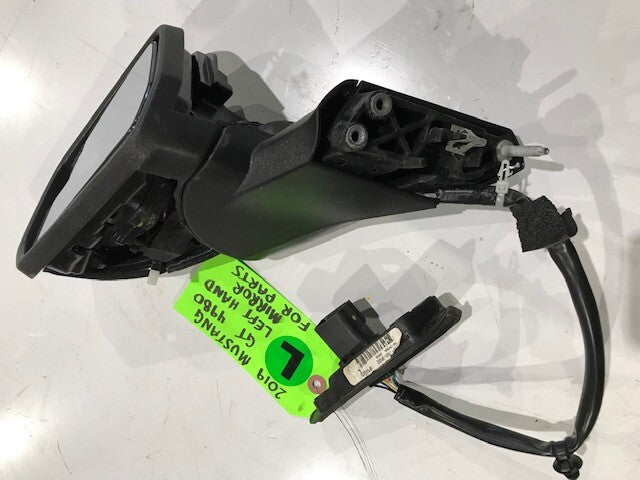 19 FORD MUSTANG 5.0 GT OEM LEFT DRIVERS SIDE POWER MIRROR W/ PUDDLE BLIND SPOT