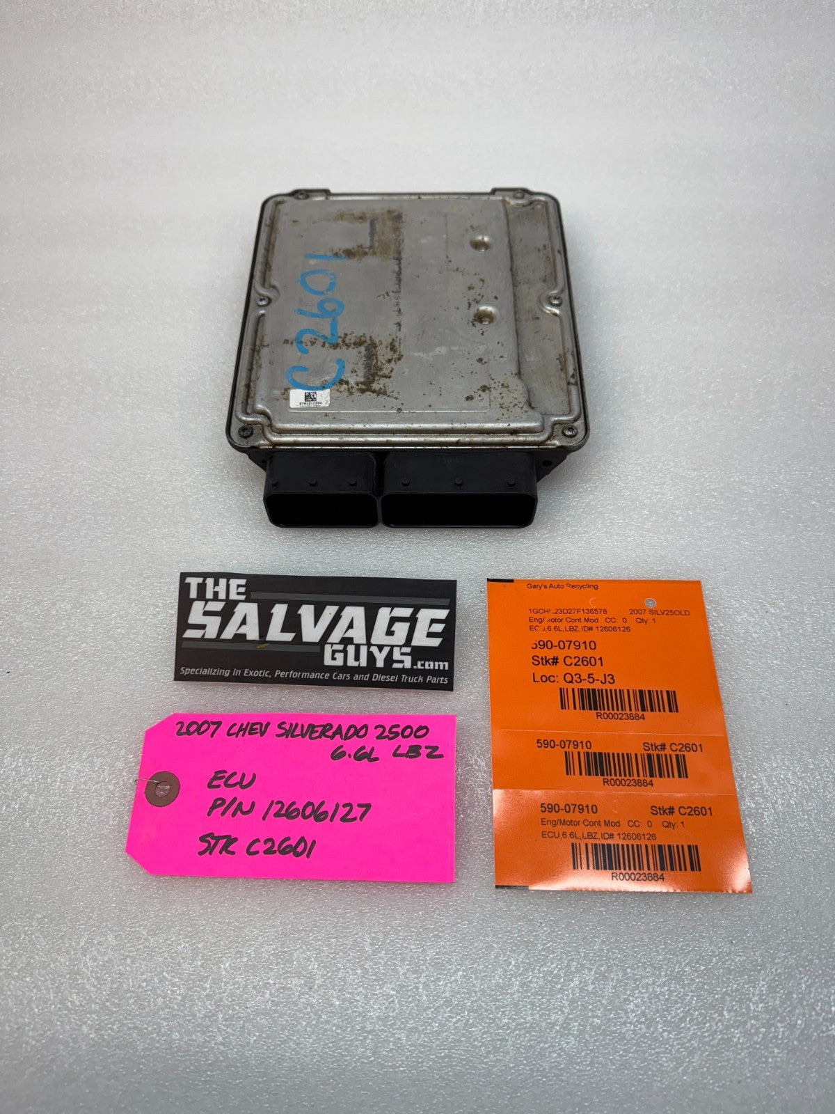 06 07 Chevrolet GMC 2500HD DURAMAX 6.6 LBZ ECM ECU ENGINE COMPUTER 12606127