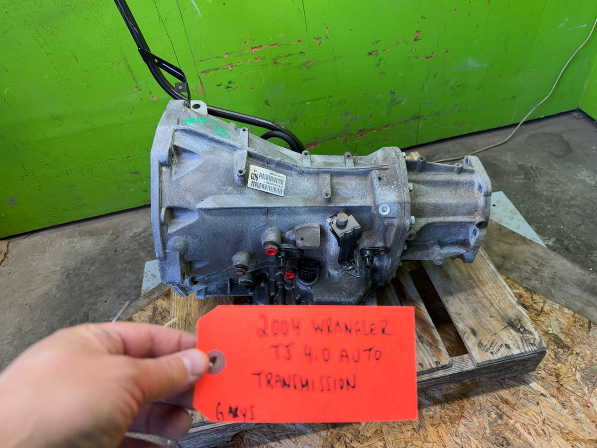 03 04 JEEP WRANGLER TJ 6 CYL 42RLE AUTOMATIC TRANSMISSION P52852903AA