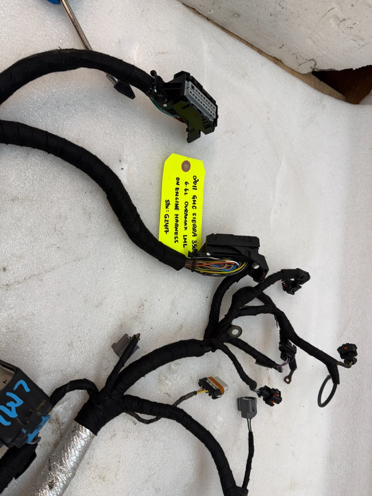 11 GMC SIERRA CHEVROLET SILVERADO 3500HD DURAMAX 6.6 LML ENGINE WIRING HARNESS