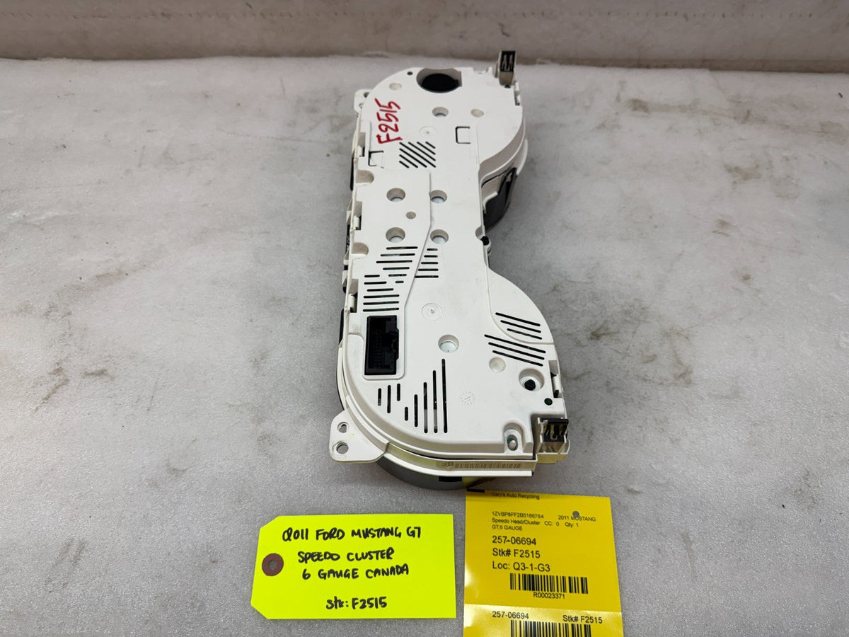 2011 FORD MUSTANG GT METRIC SPEEDOMETER GAUGE CLUSTER 10 11 12 13 14