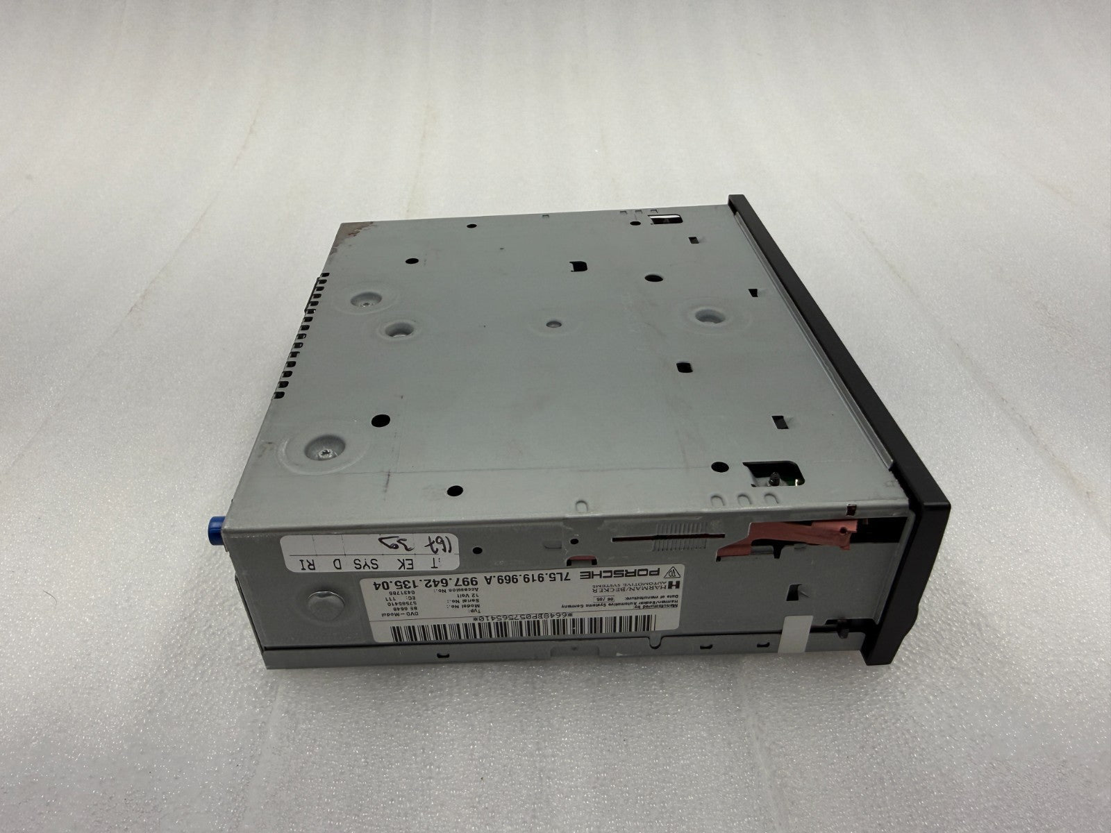 03-06 PORSCHE CAYENNE NAVIGATION CD DRIVE HEAD UNIT 7L5919969A 99764213504