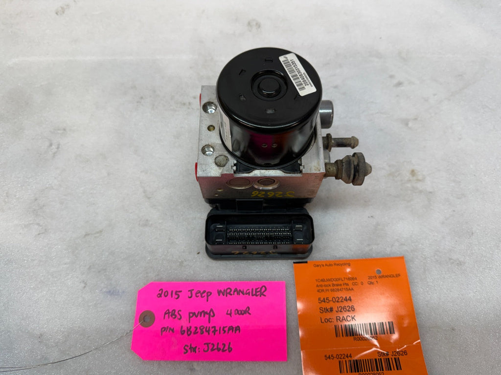 15 16 17 18 JEEP WRANGLER JK JKU OEM ABS ANTI LOCK BRAKE PUMP MODULE P68284715AA