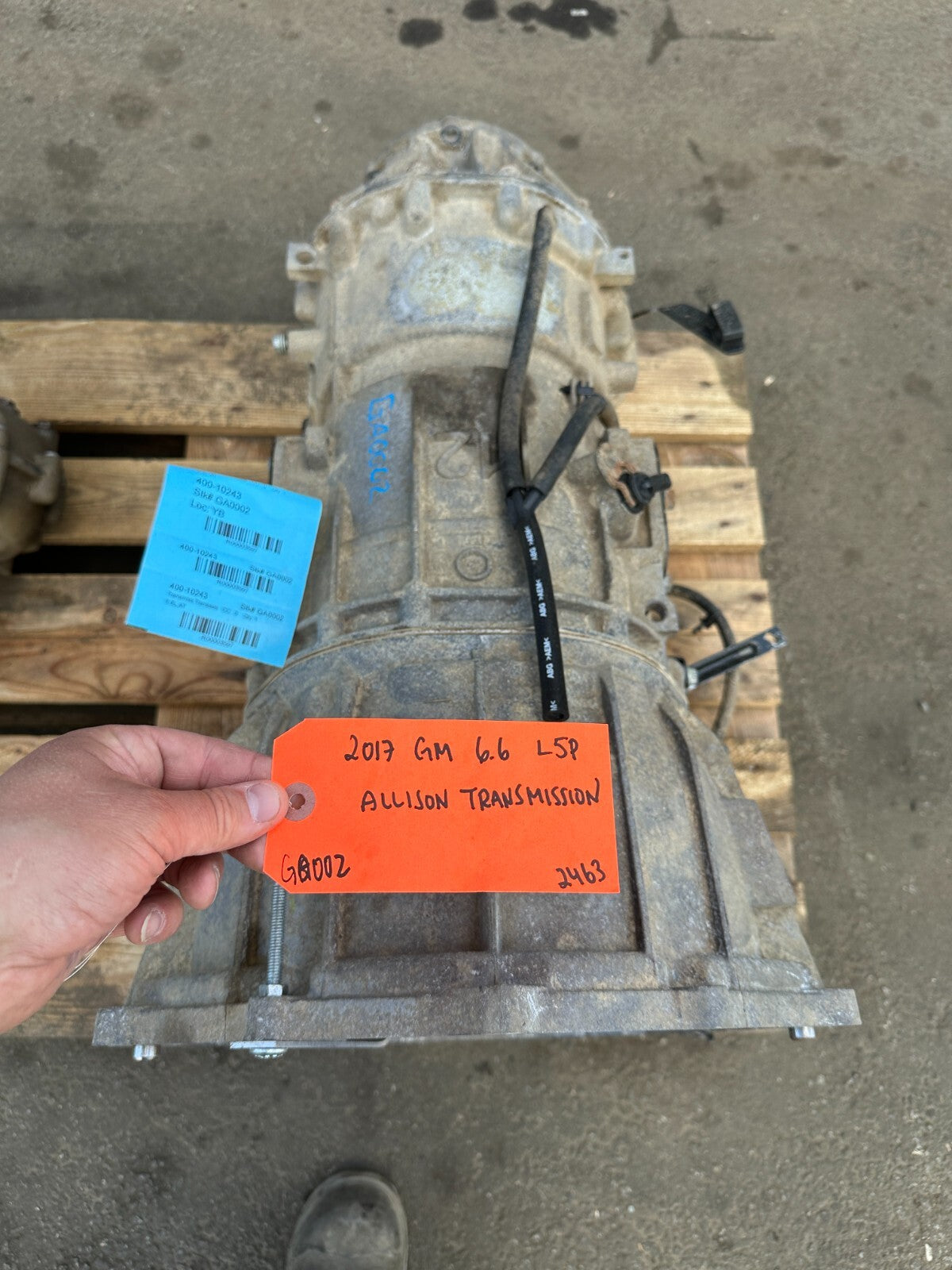 17 CHEVROLET GMC 3500 2500 6.6 L5P ALLISON AUTOMATIC TRANSMISSION 17-19