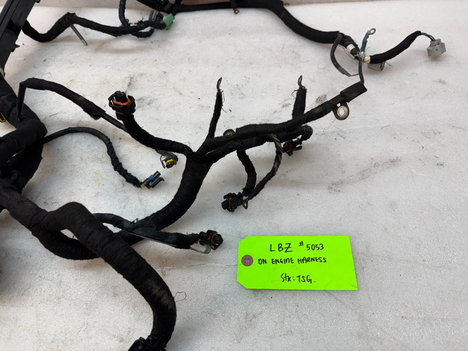 06 07 GMC CHEVROLET 2500HD DURAMAX 6.6 LBZ ENGINE MOTOR WIRING HARNESS LOOM
