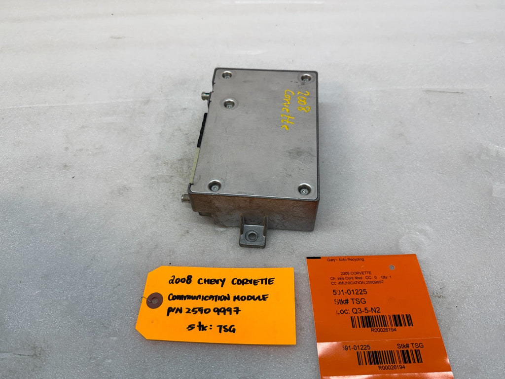 07 08 CHEVROLET CORVETTE C6 OEM ONSTAR COMMUNICATION MODULE 25909997