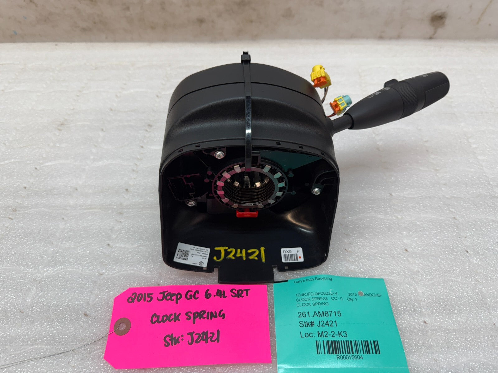 14 15 JEEP GRAND CHEROKEE SRT WK2 OEM CLOCKSPRING STEERING COLUMN SIGNAL SWITCH