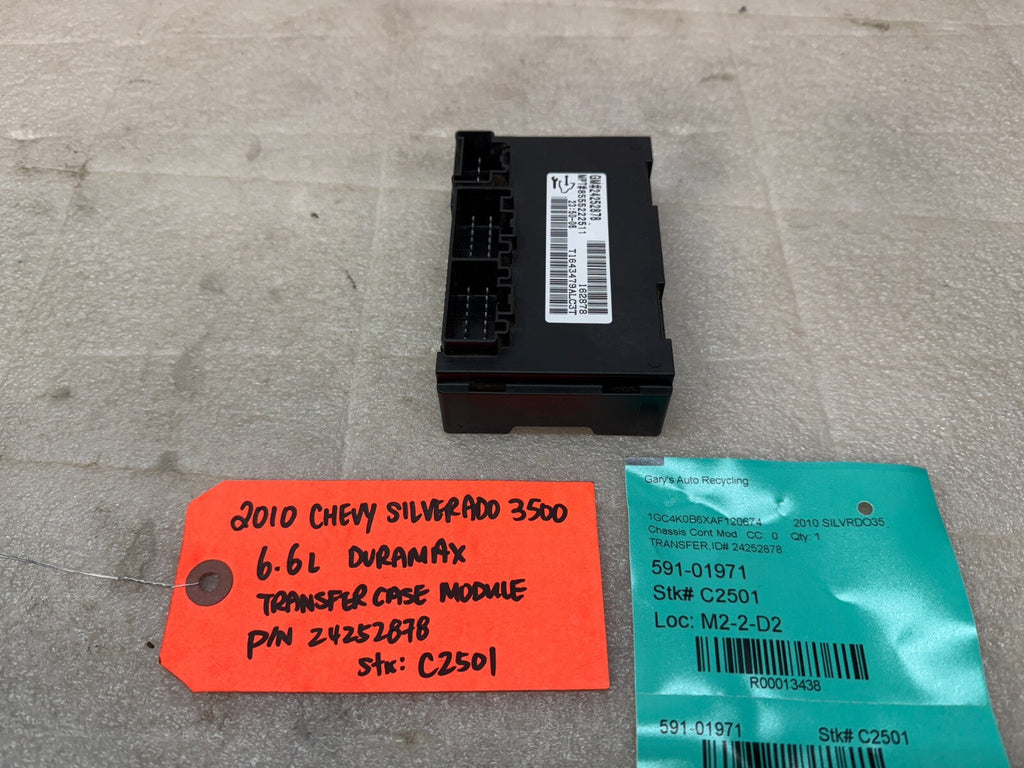 07-14 GMC SIERRA SILVERADO 2500 3500 TRANSFER CASE CONTROL MODULE 24252878