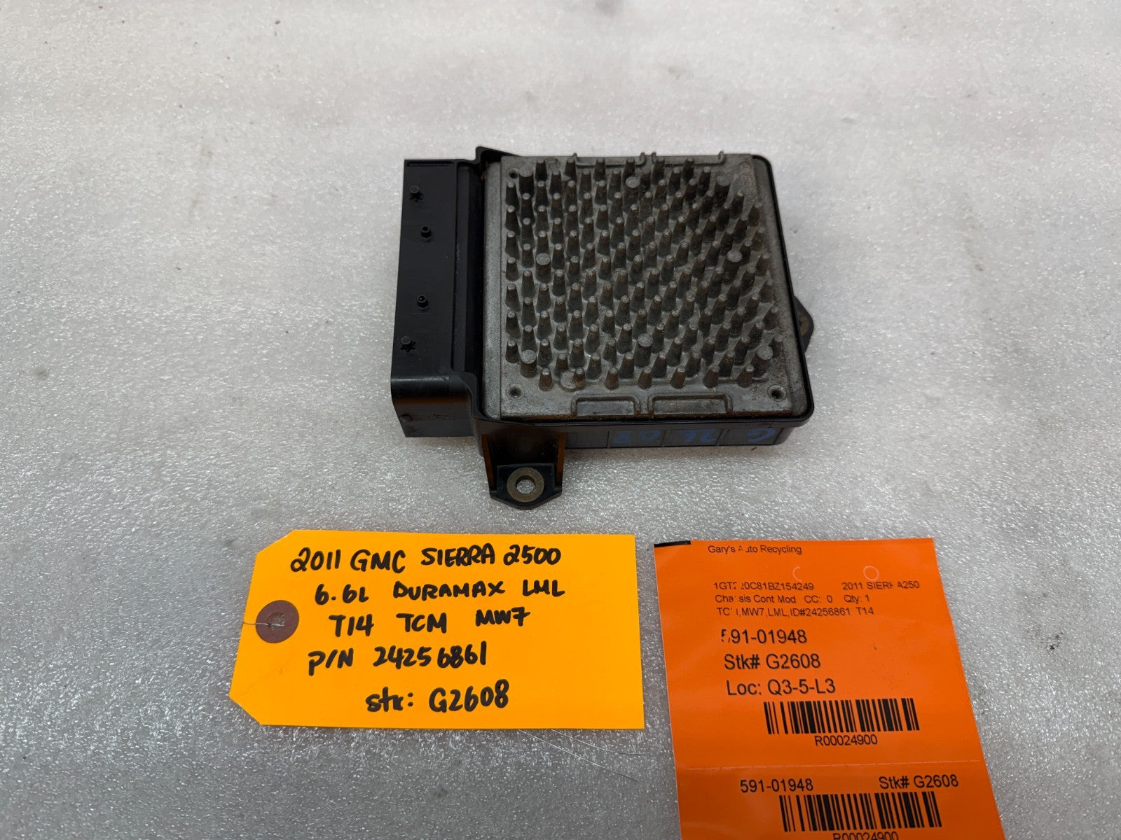 09-15 GMC SIERRA ALLISON T14A TRANSMISSION CONTROL MODULE TCM TCU 24256861