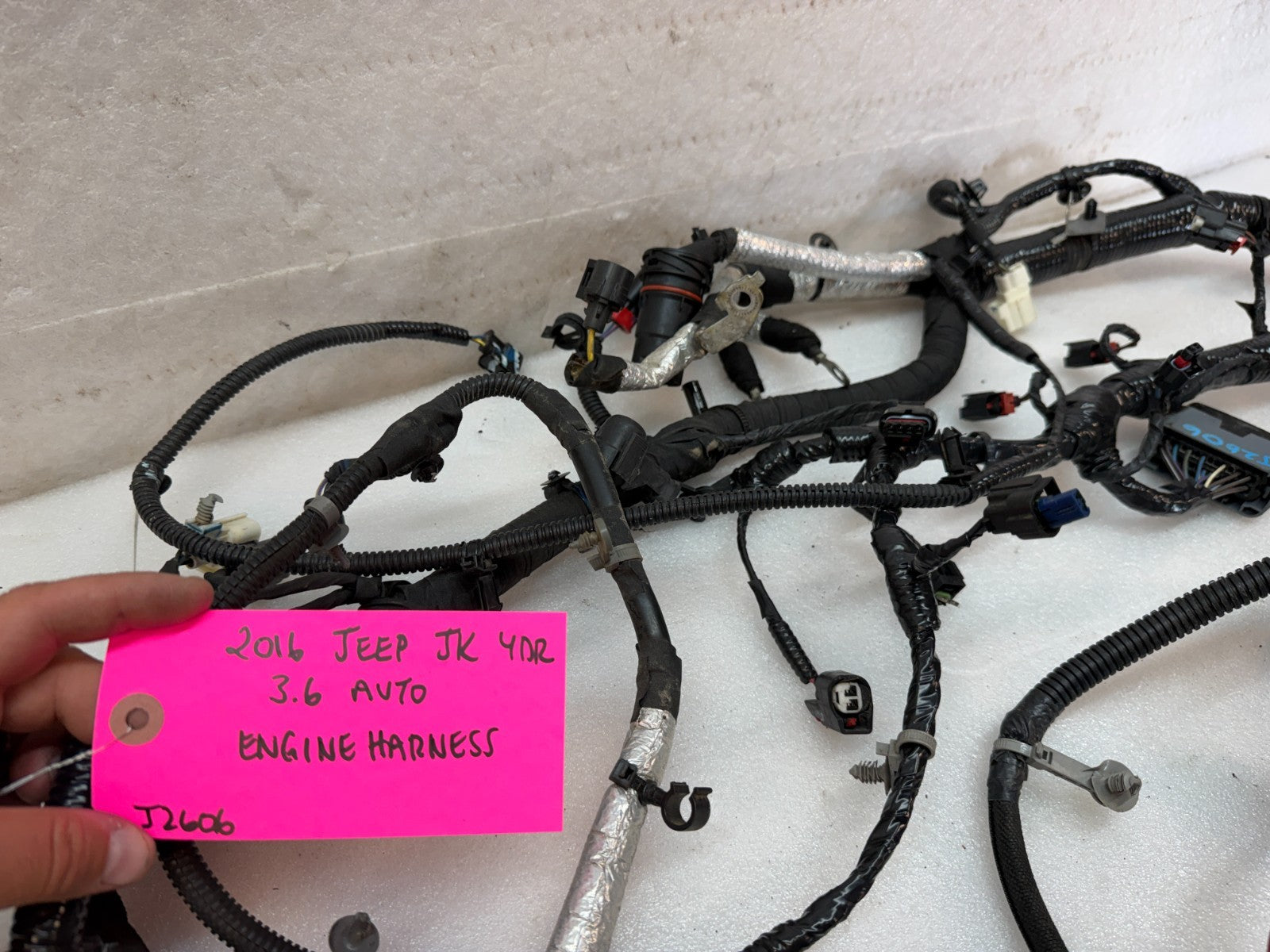 16 17 18 JEEP WRANGLER JK 3.6 ENGINE WIRING HARNESS LOOM