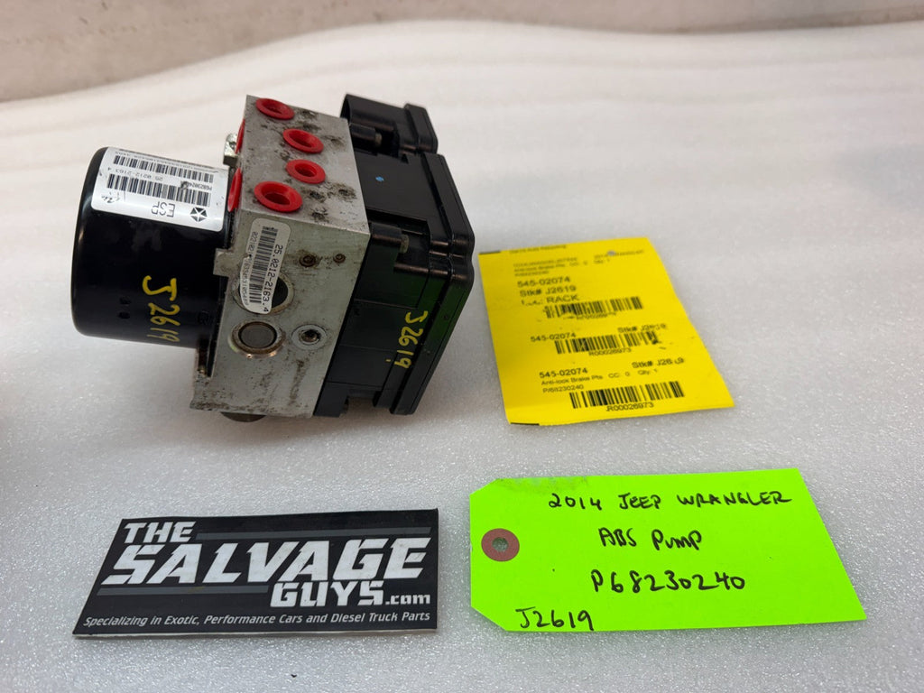 12 13 14 JEEP WRANGLER JK JKU OEM ABS ANTI LOCK BRAKE PUMP MODULE P6823024AA