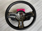 2016 FORD MUSTANG GT BLACK LEATHER STEERING WHEEL W CONTROLS  AUTOMATIC 15 16 17