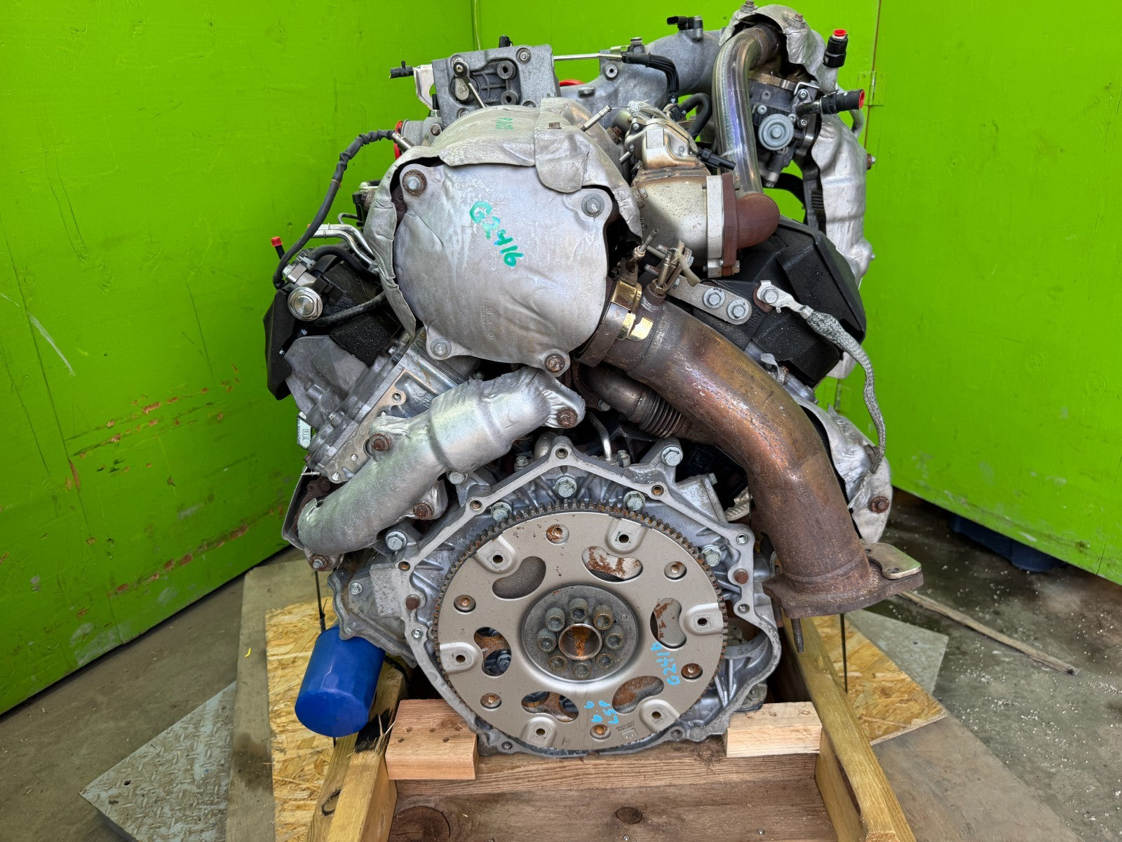 17-25 GMC SIERRA 2500HD 3500 DIESEL 6.6 L5P ENGINE MOTOR COMPLETE STUDDED