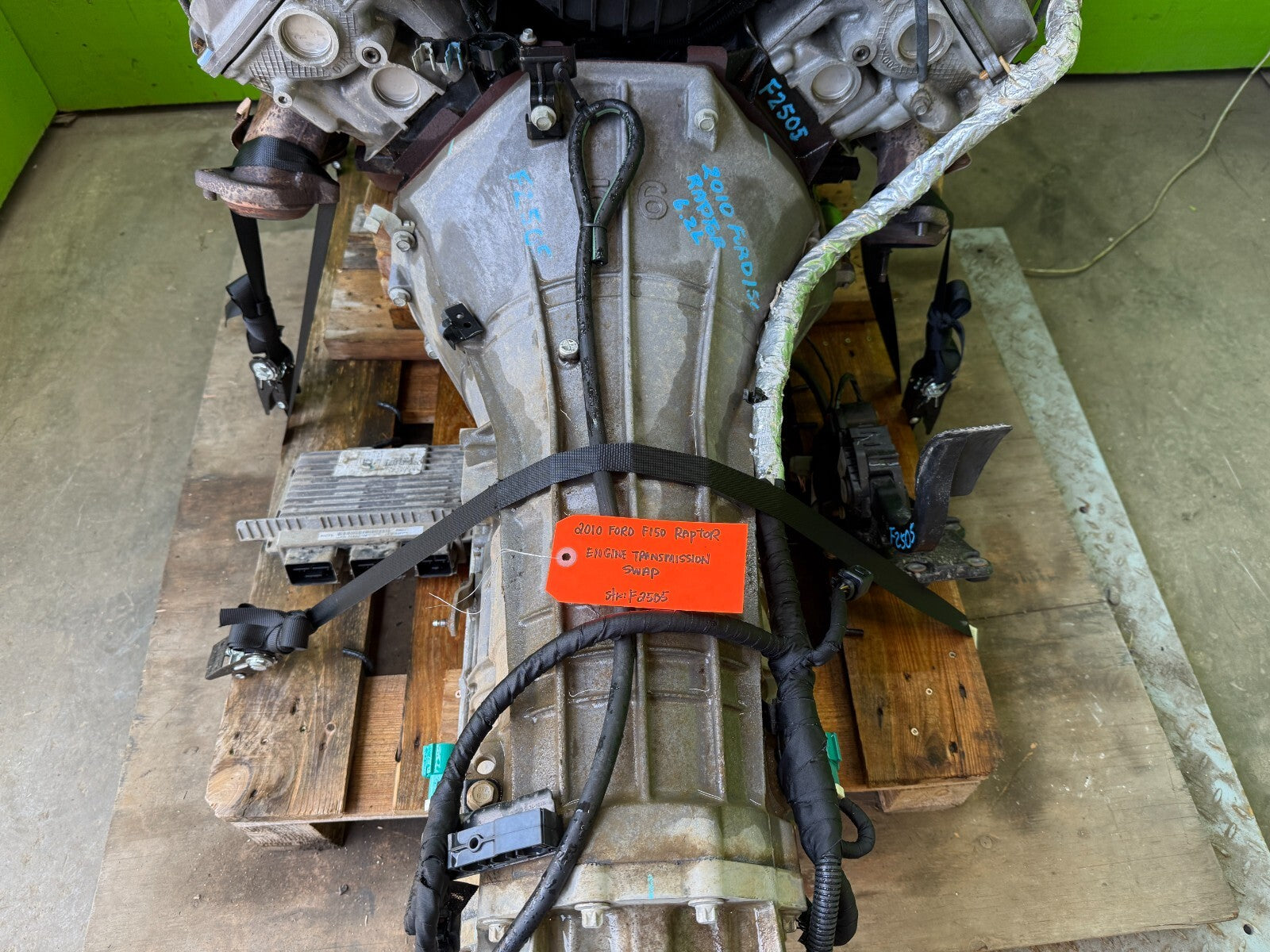 10-14 FORD F150 RAPTOR 6.2 ENGINE 6R80 TRANSMISSION SWAP 96K