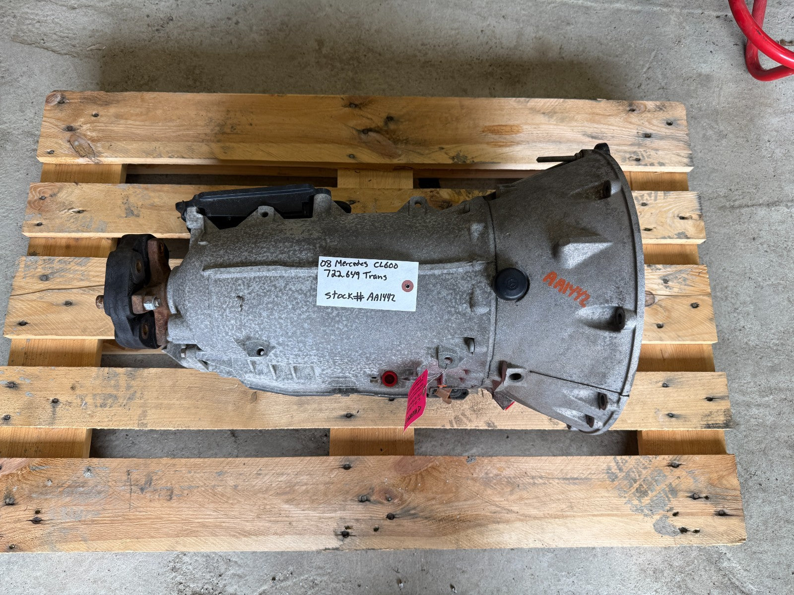 07-14 MERCEDES W216 W221 CL600 S65 AUTOMATIC TRANSMISSION 722.649