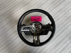 2016 FORD MUSTANG GT BLACK LEATHER STEERING WHEEL W CONTROLS  AUTOMATIC 15 16 17