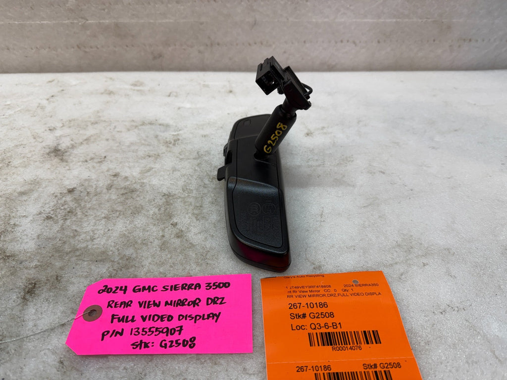 19-25 Chevrolet GMC SIERRA SILVERADO DRZ VIDEO DISPLAY REAR VIEW MIRROR 13555907