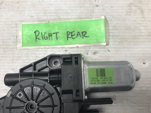 14 15 16 17 JEEP GRAND CHEROKEE SRT8 SRT-8 OEM RIGHT REAR POWER WINDOW MOTOR