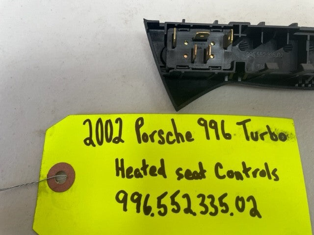 02 PORSCHE 996TT 996 HEATED SEAT CONTROL SWITCH 99655233502 99-05 69K!!
