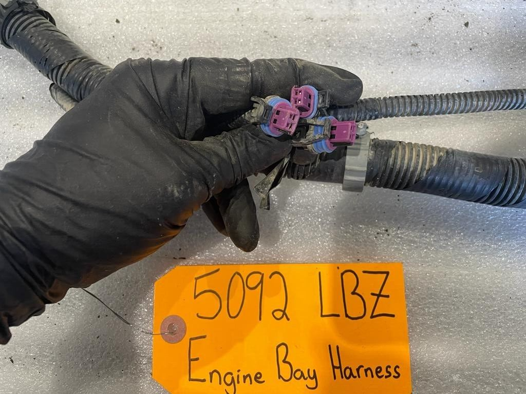 06 07 GMC CHEVROLET 2500HD DURAMAX 6.6 LBZ ENGINE BAY MOTOR WIRING HARNESS LOOM